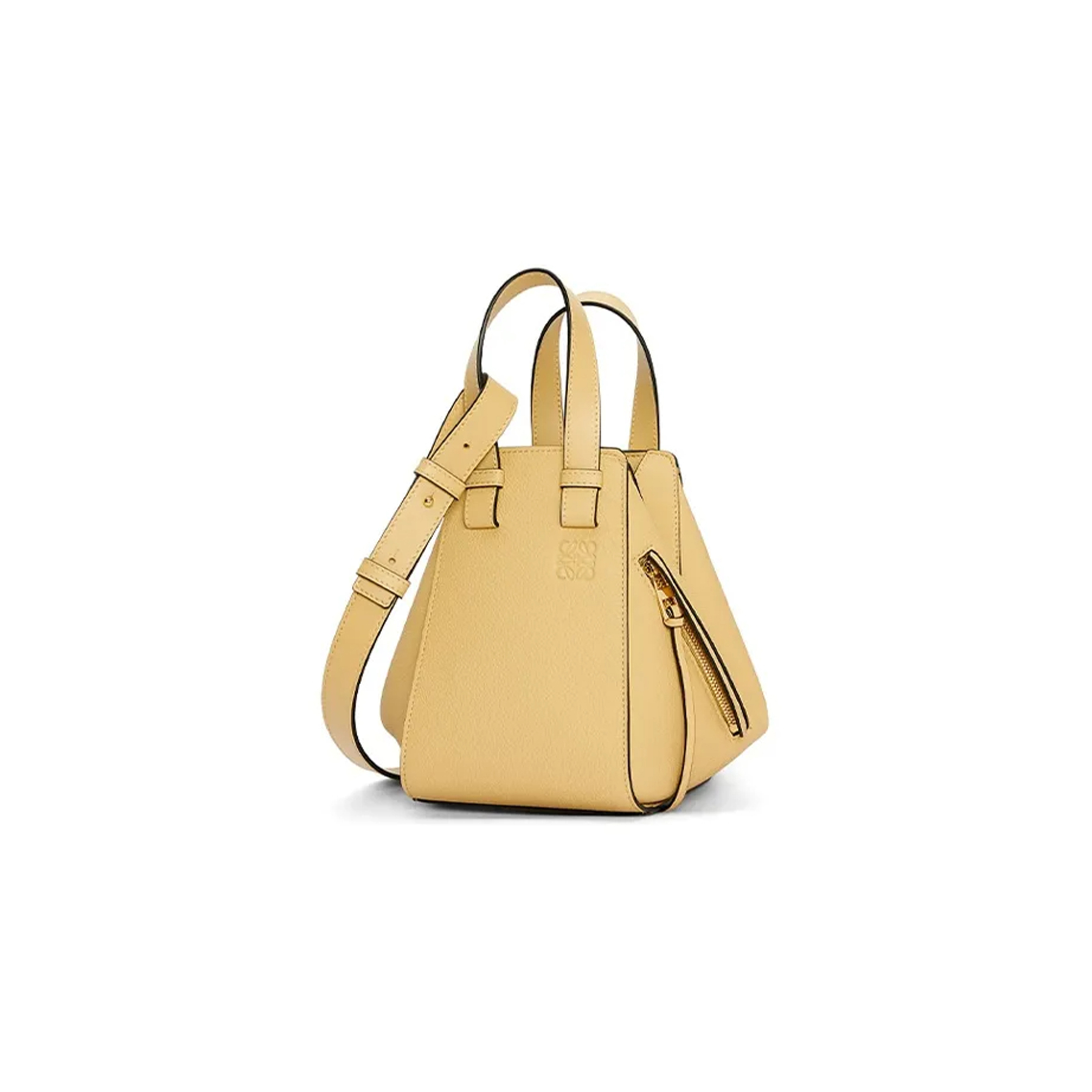 L0ew* compact hammock bag in soft grained calfskin a538h13x03-8752 (14.5*20*19.5cm)